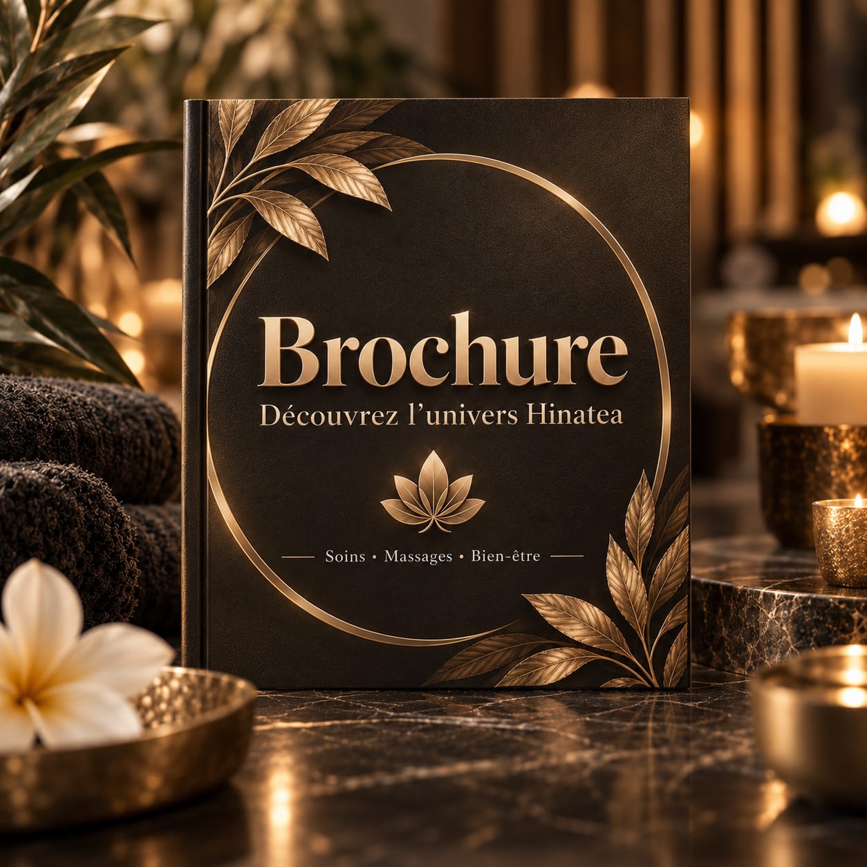 La brochure du Centre Hinatea : soins, massages et bien-être